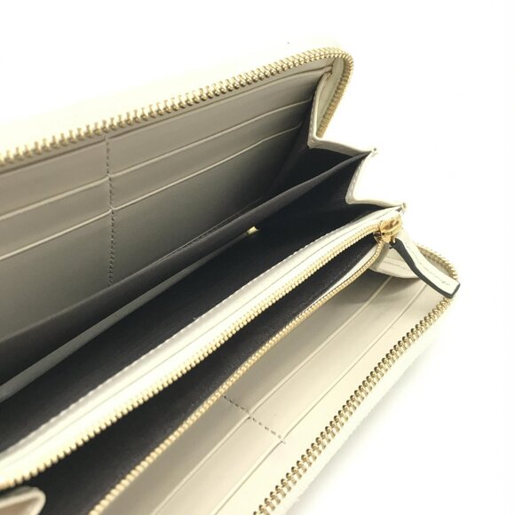 Authentic Gucci Horsebit Cream Zip Around Leather Gold Hardware - Picture 7 of 10